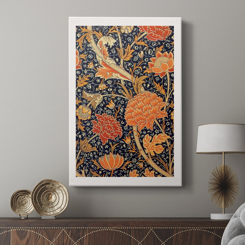 Vintage Abstract Print XXIV -Gallery Wrapped Cavas, 27" H x 18" W