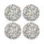 Sous-verres ronds en cuir Mod Confetti Sophisticate-119015267