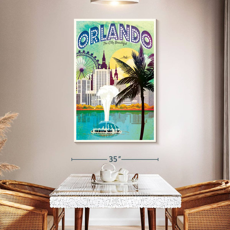 Orlando, 51" H x 34" W
