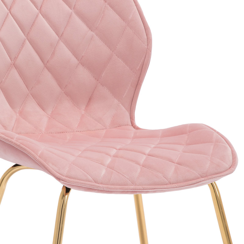 Schiavo upholstered chair, Pink