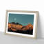Moon over South Tyrol in Italy in Abstract - Picture Frame Graphic Art Print-55725208-55725201