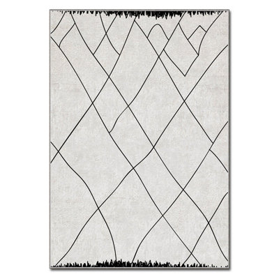 Luxurious Polyester Carpet, 39.4 x 70.9 Inches | 740 g/m² | Velvet Fabric with Non-Slip Felt Dot Underside | Laminated Sponge for Comfort | Easy to Clean & Machine Washable | Perfect for Living Room & Bedroom Décor