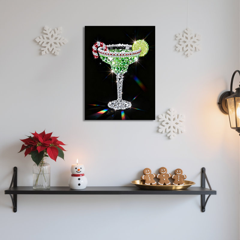 Art mural Martini, H 18 po x l 12 po