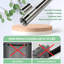 76cm Straight Tension Shower Curtain Rod & Hook Set