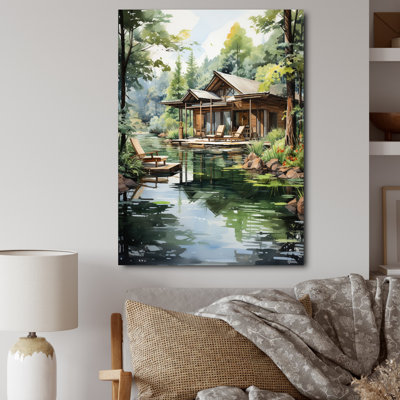 Dockland Hotel Lodges Serenity Retreat I, reproduction d'art sur toile
