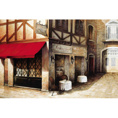 Bistro De Francesca 2 - peinture sur toile tendue