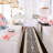 Washable Hallway Rug - Rug Kitchen Rugs and Mats Non Skid Washable Waterproof Carpet for Living Room Bedroom Bathroom (Black)-476120015
