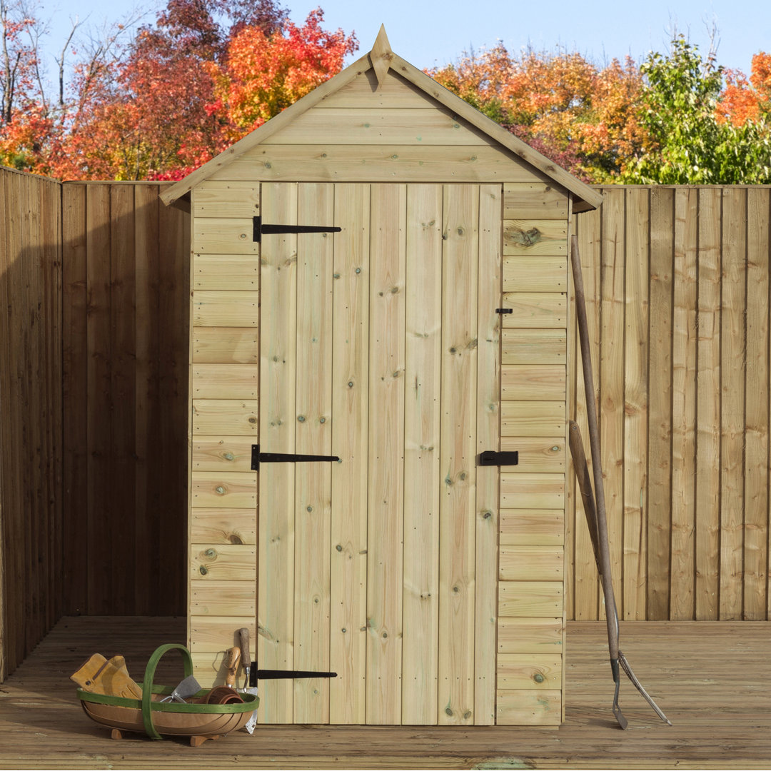 Premier Apex 4 Ft. W x 6 Ft. D Shiplap Wooden Shed