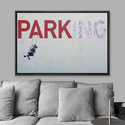 «Banksy Little Girl On Swing Dessous»
