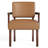 Nondas 32.6'' Tall Living Room Accent Chairs with End Table,Leather Accent Armchair-57253097