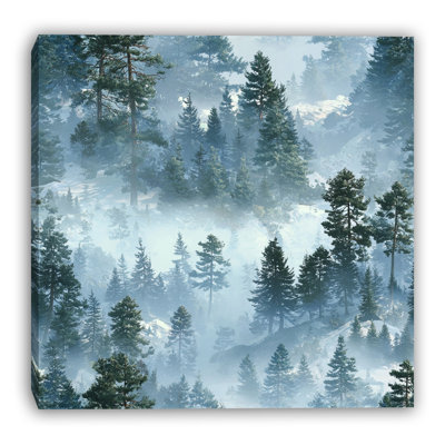 Art mural sur toile Alpine Mist Valley