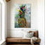 Pineapple Color Splash, peinture sur toile-740570011