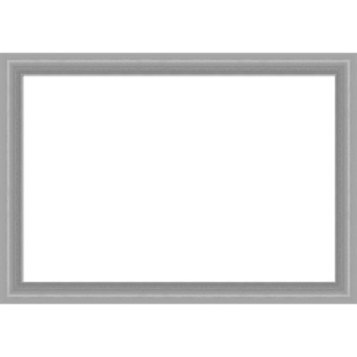 Peak Polished Nickel Narrow Framed Dry Erase Magnetic Board Organization Boards