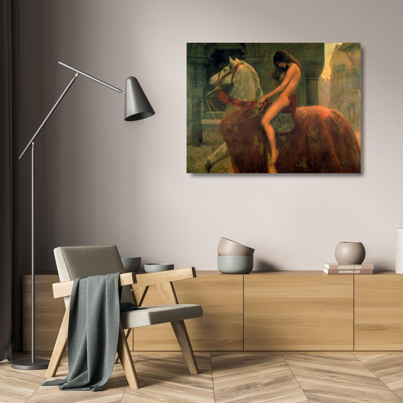 Lady Godiva, 18" H x 24" W