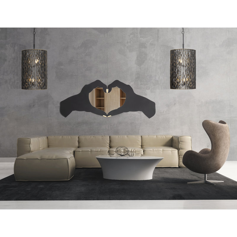 Luminaire suspendu 6 lumières Estela