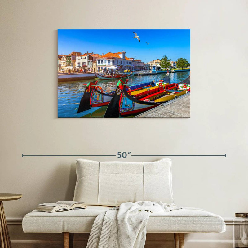 Kavia Traditional Portuguese Boats, 26" H x 39" W