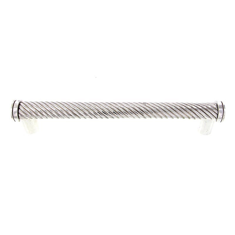 Sanzio 12" Center to Center Appliance Pull, Polished Nickel, 9"
