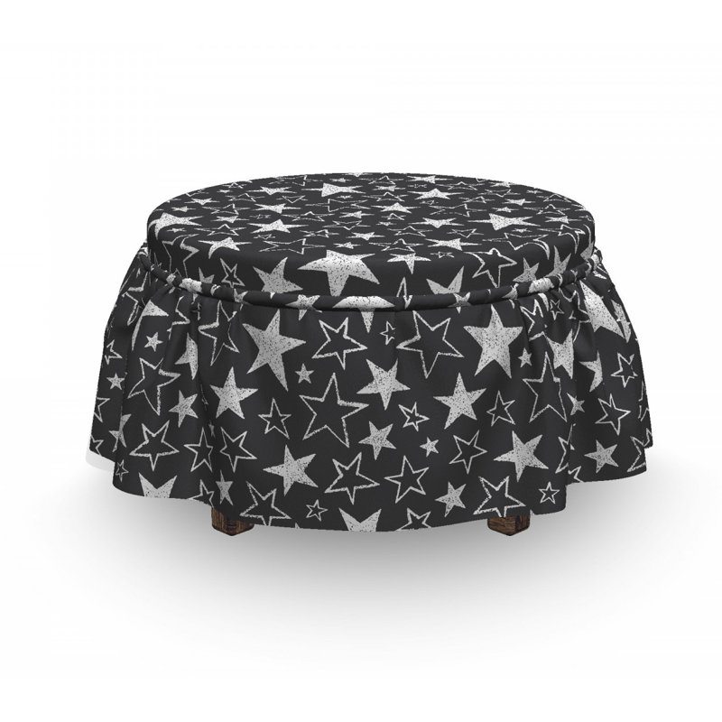 Housse pour repose-pieds shapes geometric