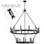 Margee 20 - Light Dimmable Wagon Wheel Chandelier