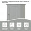 Grande armoire de rangement pour salle de bain-425419224
