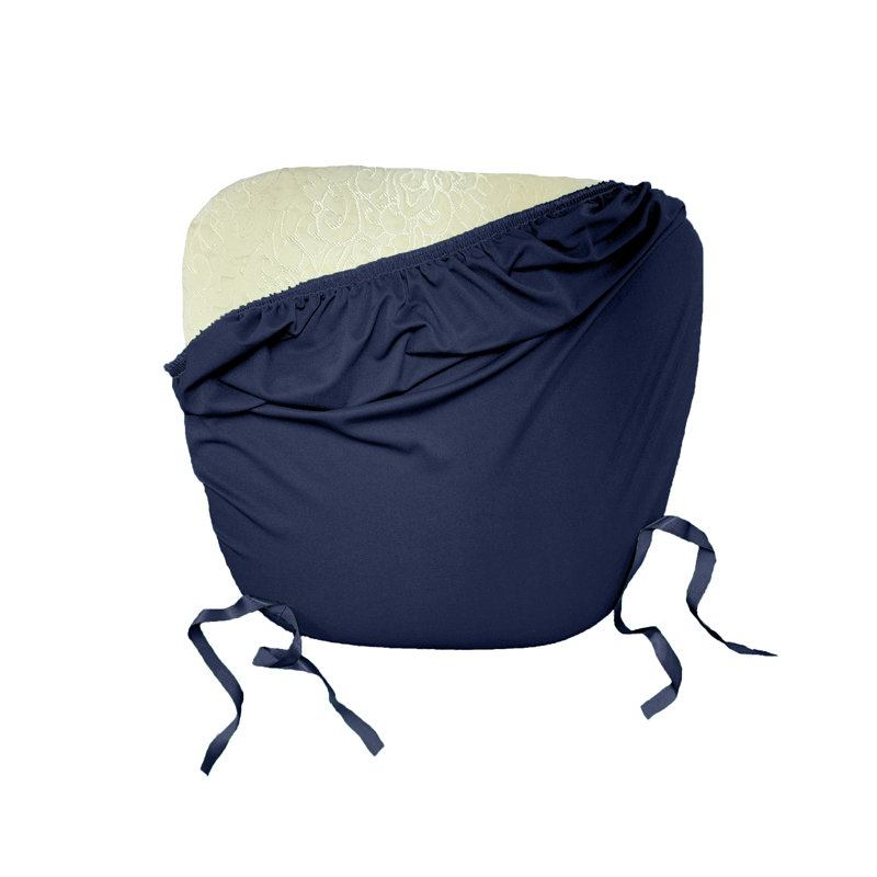 Outdoor 2'' Dining Chair Cushion Cover, Navy