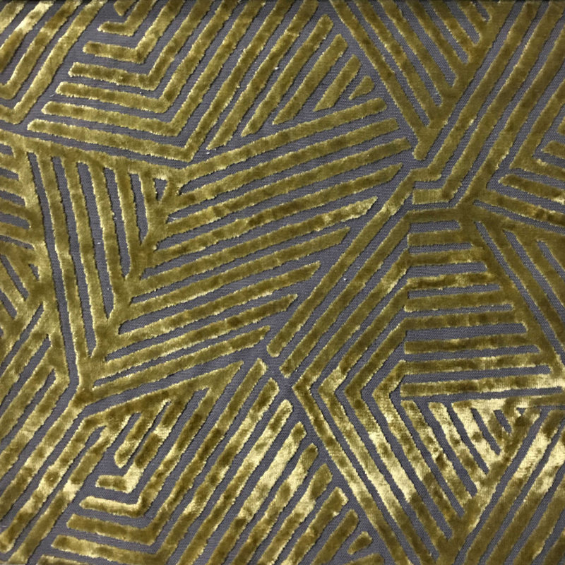 Otis-Aurora Burnout Velvet Fabric, Domino