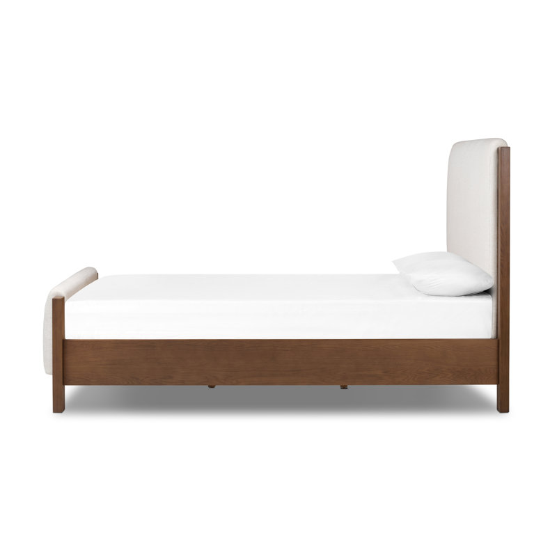 Willem Upholstered Bed, King, Omari Natural