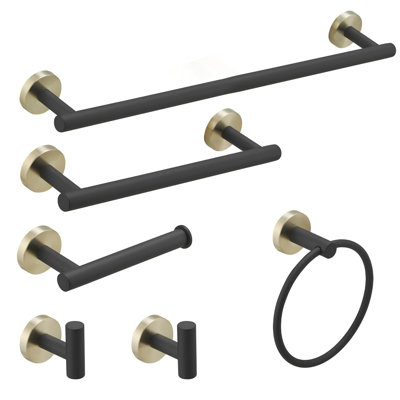 Harmony Fusion 6-Piece Bathroom Hardware Set