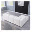 Canapé modulaire en chenille beige, simple et grand, l'assise et le dossier sont très doux. c'est aussi un