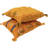 Striped Wool And Silk Throw Pillow-101831881