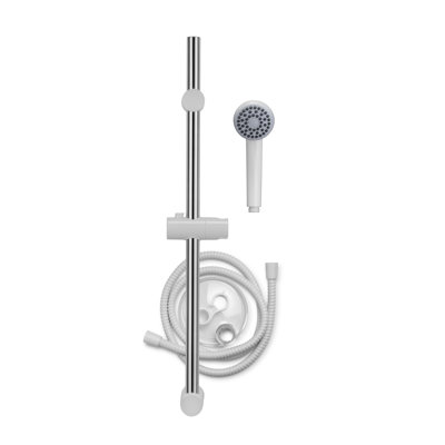 Amalfi Complete White Shower Kit
