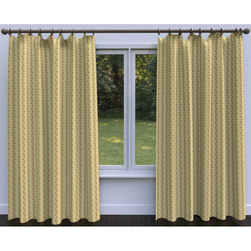 Tissu rayé brodé, Or