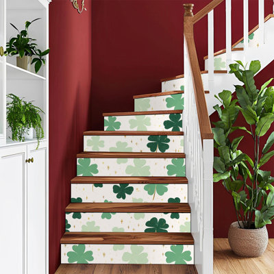 Peel and Stick Wallpaper Contact Paper Farmhouse Decor Clover Green Self Adhesive and Removable 24in x 118in(60x300cm)