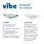 Matelas hybride matelassé Vibe, matelas à ressorts de 12 po et mousse viscoélastique gélifiée-126406467
