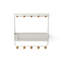 Estique 10 - Hook Steel Coat Rack
