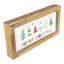 11.75" Framed Merry Christmas With Trees Wall Sign