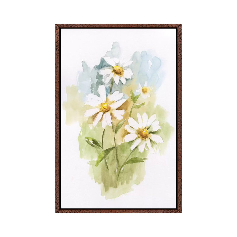 Wild Daisy I by Nan - Painting on Canvas, 66.04 cm H x 45.72 cm W, Classic Wood Framed Canvas