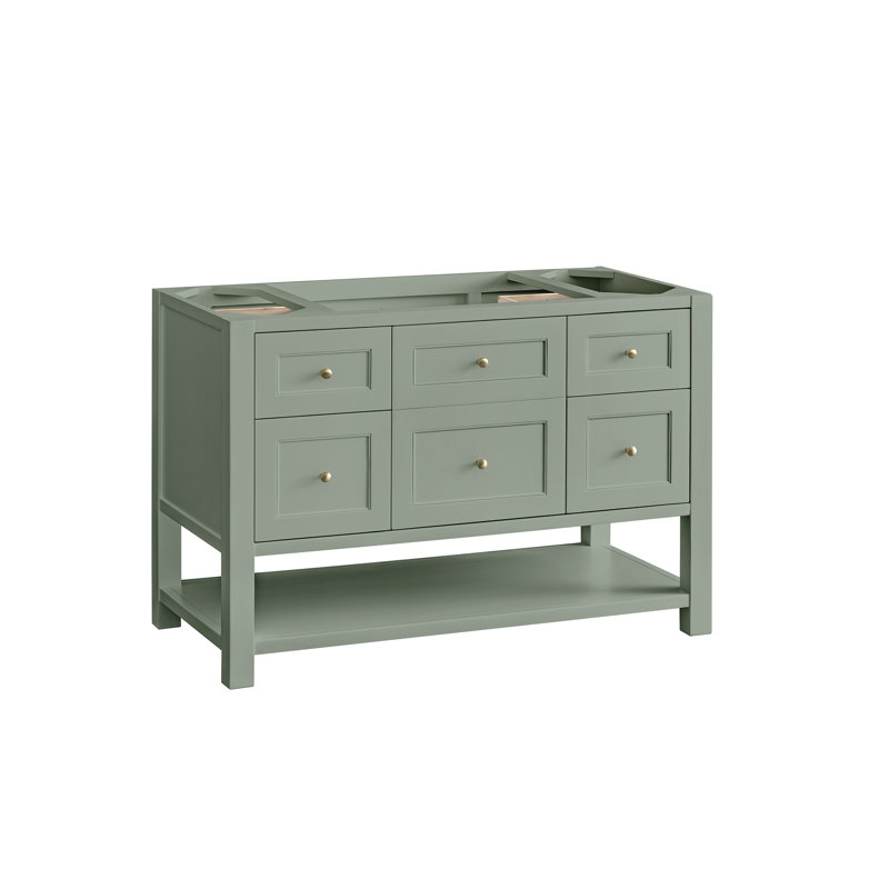 Breckenridge 48'' W Single Bathroom Vanity Base, Smokey Celadon