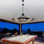 Luminaires rustiques 8 lumières de style campagnard