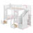 Adonya Kids Twin Over Twin Bunk Bed-182423035