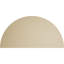 Demi-rond signature fronton en uréthane, brun clair apprêté-103268820-113221388-113057099