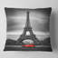 Coussin Eiffel et vieille voiture rouge - paysage imprimé-2002709037-2002709025