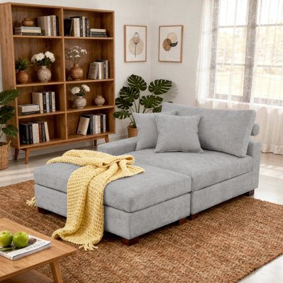 Chaise longue rembourrée