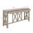 60'' Acacia Veneer Console Table With 4 Drawers, X-Design Entryway Table With Open Bottom Storage, Solid Acacia Legs-934939714