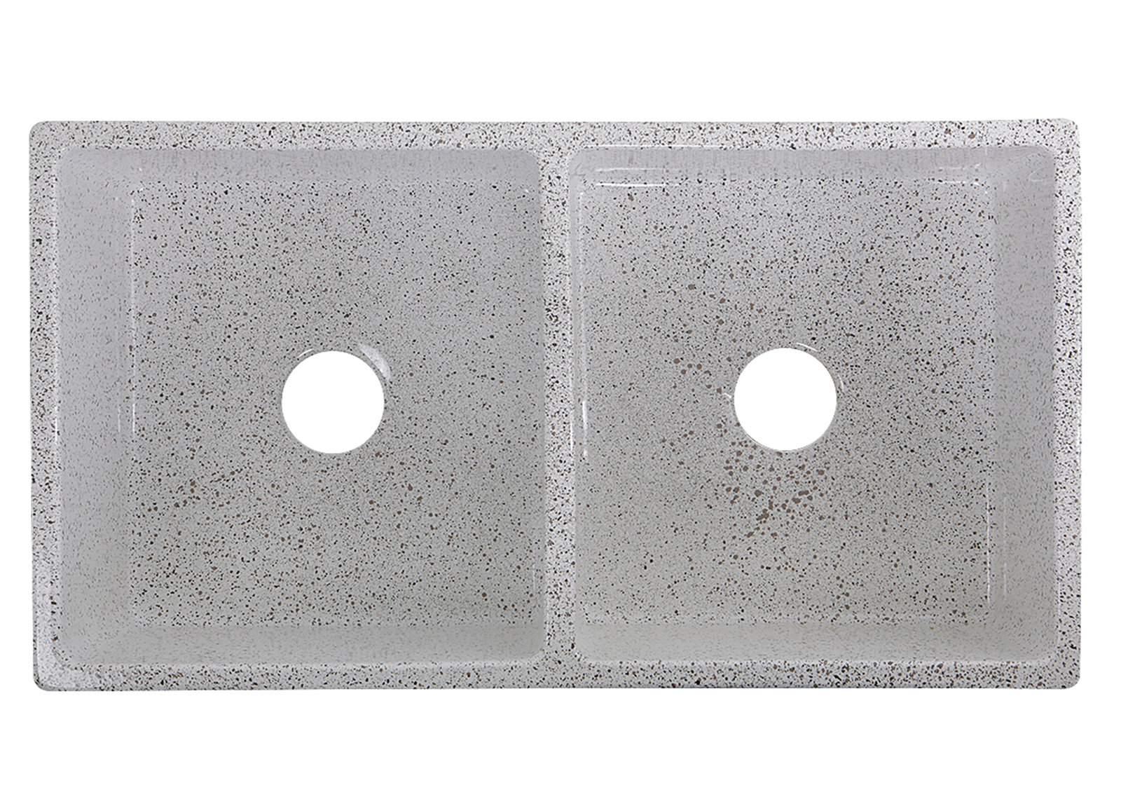 Vineyard 33" Double Basin Farmhouse Kitchen Sink, Pietra Sarda