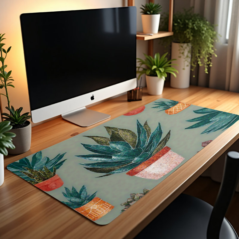 Polyester Desk Pad, 31.5x15.5