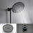 5-Setting Handheld Shower System Slide Bar Combo Rain Showerhead, Dual Shower Head Spa System