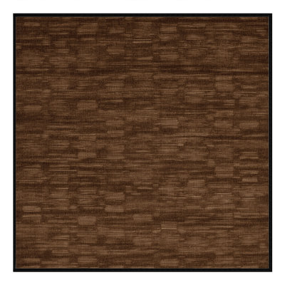 Machine Washable Solid Brown Area Rug