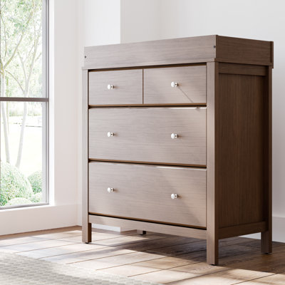 Commode 3 tiroirs avec plateau à langer Horizon