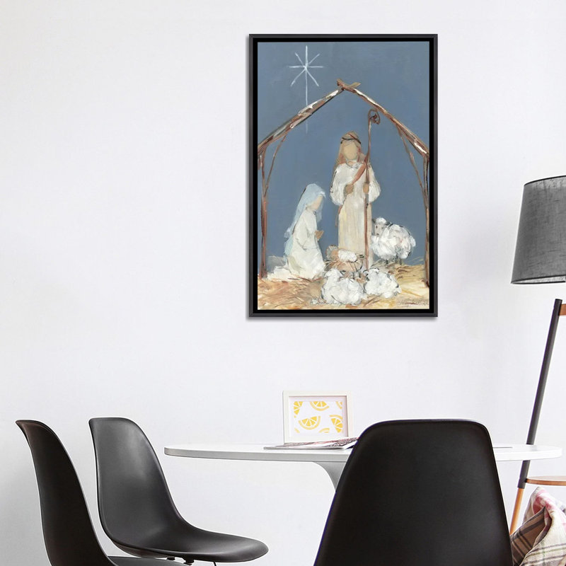 Twilight Nat Natic Prayer - reproduction d'art murale encadrée, Noir patiné, H 40 po x l 26 po